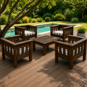 5pc Outdoor Lounge Set